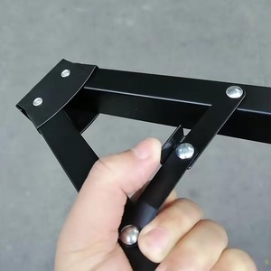Vendita diretta della fabbrica accessori per strumenti a corda pieghevole in metallo portatile un tipo di supporto per chitarra acustica basso