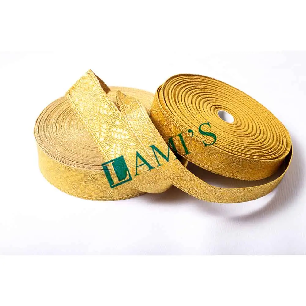 OEM Bullion Wire French Lace Braid Trimming Wholesale Gold Embroidered OEM Customized Technics Uniform Costume Fancy Dresses