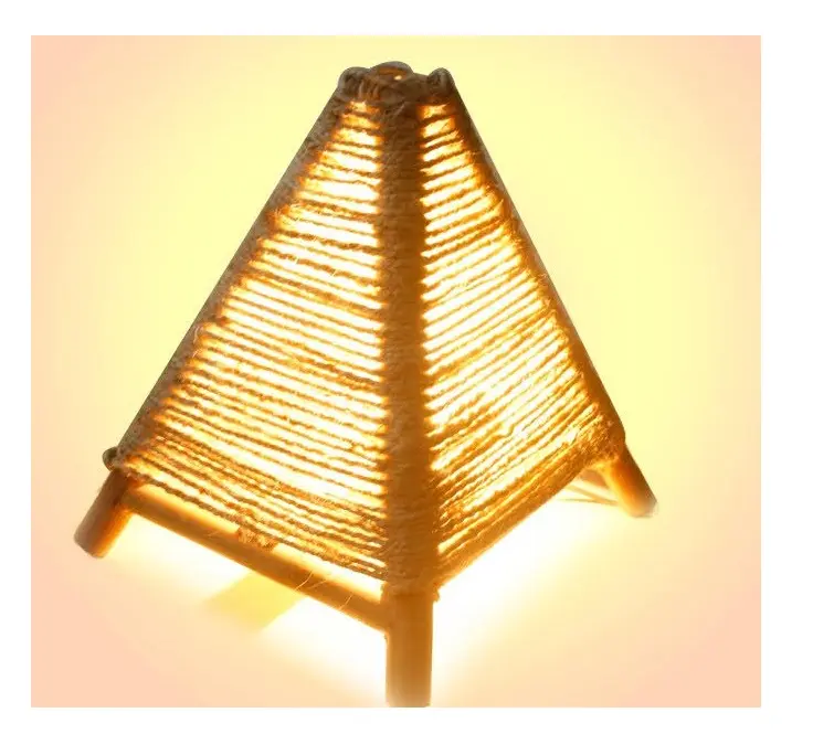 Lámpara colgante suave de bambú para sala de estar, producto moderno, el mejor precio, novedad, 50000