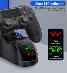 PS4 denetleyici Playstation 4 denetleyici PS4 için şarj doku istasyonu uzaktan şarj istasyonu ile 1.8 saat hızlı şarj - Product Image 3