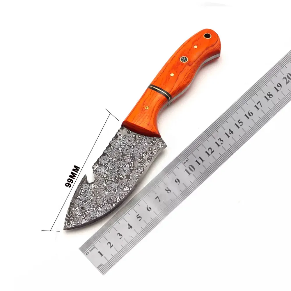 Nouveau couteau de chasse fait main en acier Damas de la meilleure qualité avec manche à vendre en vrac quantité à bas prix couteau de chasse