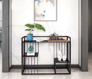 Sofá mesa auxiliar pequeño único y Multi estante con hermosos colores cualquier ángulo tapa de mármol multifuncional - Product Image 3