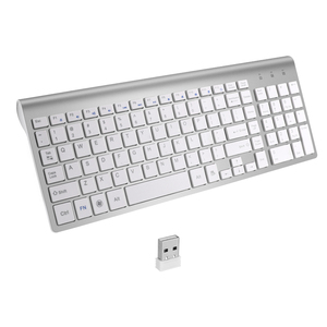 Juego de teclado y ratón inalámbrico, 87 teclas, 2,4 Ghz, todo en uno
