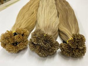 Güzel Keratin saç ekleme doğal insan saçı uçlu