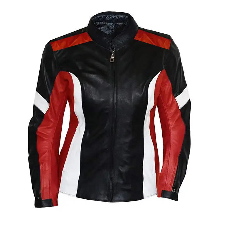 Veste en cuir de motard vintage rétro pour hommes, veste de moto de course en cuir véritable
