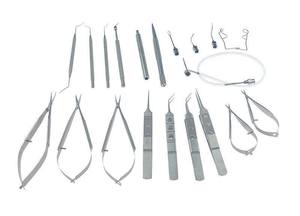 白内障手術キット眼科機器セット21個ステンレス鋼手動顕微手術器具セット2025 - Product Image 3