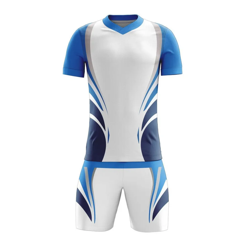 Camiseta de fútbol de secado rápido para hombre, uniforme de fútbol personalizado, 2023 poliéster, conjunto corto, ropa deportiva de entrenamiento, 100%
