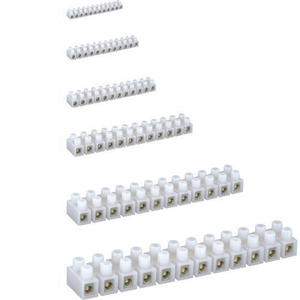 Tira de conectores eléctricos de 12 vías, Terminal de pelado de cables, máquina de prensado, bloque de terminales tipo tornillo