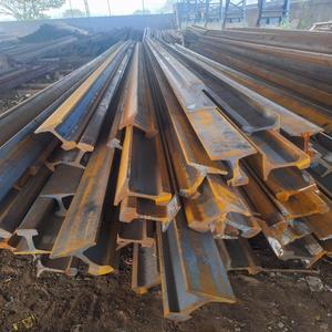 按需高铁型材加工列车二手铁路轨道铁路钢轨铁路废料巴西最低价
