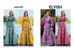 ELVISH Heavy Organza with Khatali Work Indian &amp; Pakistani Clothing - Product Image 2