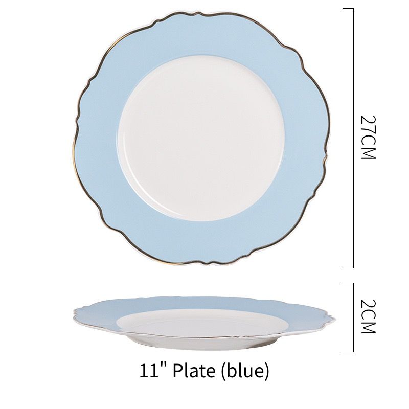 11" Plate (blue)