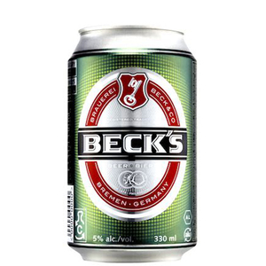 Beck kaliteli 5.0% 24x33cl bira kutuları en iyi tatma oranı alkollü içecekler