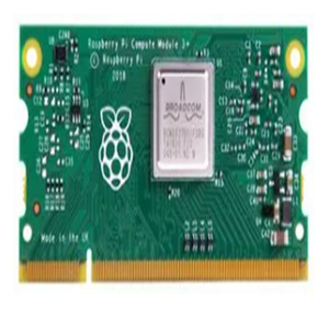 Raspberry Pi Compute Module Single Board Computer, Raspberry Pi Compute Module 3 +, BCM2837B0 SoC, 32GB eMMC Memory