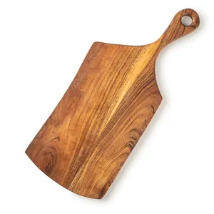 Kolu ile ahşap kesme tahtası üst Trrending tasarım ahşap kesme tahtası benzersiz en iyi Kitchware dekoratif klasik tarzı