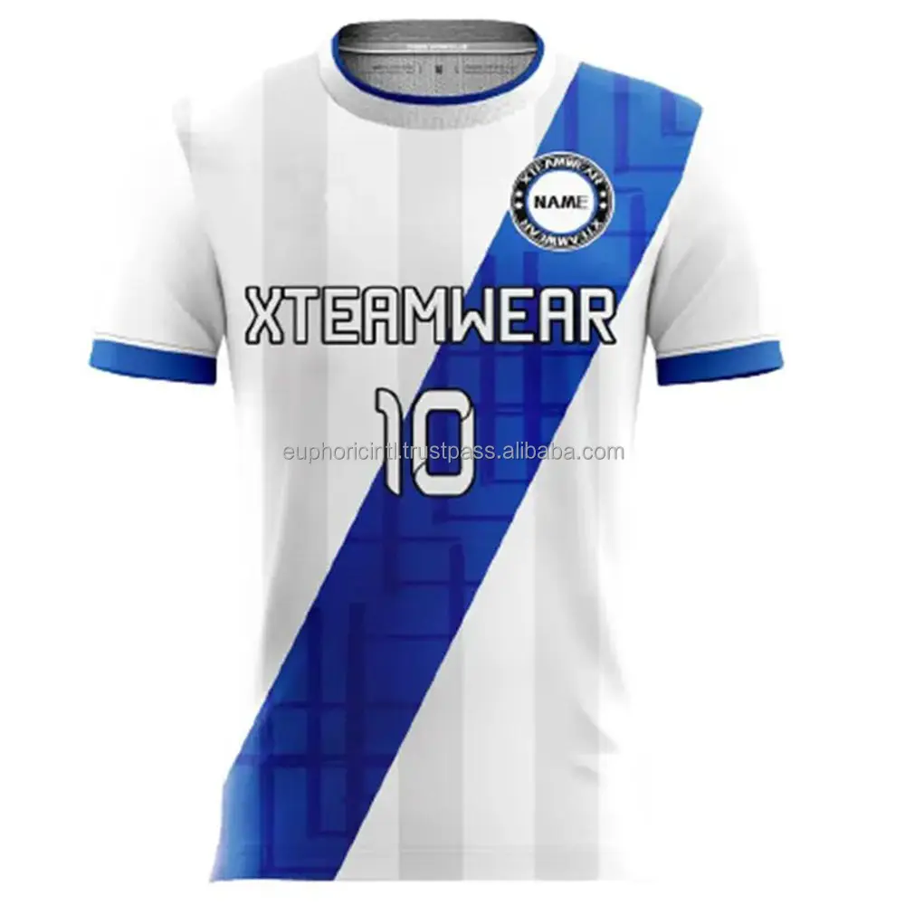 Camiseta de fútbol barata camiseta de fútbol americano en blanco impresión por sublimación uniforme de fútbol personalizado para la venta nombre y número