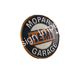 ป้ายทั่วไปโรงรถ Mopar Hemi สําหรับผนัง น้ําหนักเบา ติดตั้งง่าย ป้ายผนังโลหะที่ไม่ซ้ําใครสําหรับการใช้งานตกแต่งที่ผลิตในอินเดีย - Product Image 1