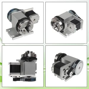 Great Amazing <strong>CNC</strong> Milling Machine <strong>Rotational</strong> <strong>Axis</strong> <strong>CNC</strong> <strong>Router</strong> Rotary Table Rotary a <strong>Axis</strong> 4th <strong>Axis</strong> 65mm for Sale - Product Image 2