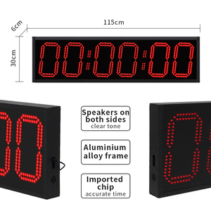 CHEETIE CP28B Sport all'aperto grande 9 pollici conto alla rovescia Timer LED cronometro corsa impermeabile cronometro - Product Image 3