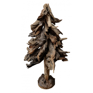 Artisan dekorasyon süsler özel küçük büyük Java rustik tik doğal geri kazanılmış Driftwood noel ağacı endonezya - Product Image 6