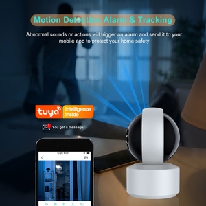 H265 Tuya kapalı 3MP akıllı Wifi ev güvenlik kamerası HD gece görüş ile iki yönlü ses otomatik izleme kamera PST-F4-3MP - Product Image 3