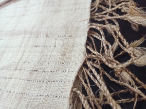 Custom Made Handloom <strong>Silk</strong> Scarves Available in Size 70 X 200 Cms Also with Self Fringes in 10 Cms Length Foor Resale Purposes. - Product Image 2