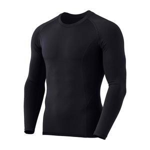 El último diseño personalizado de compresión de secado rápido Nuevas camisas de compresión de manga larga estirables para hombres - Product Image 1