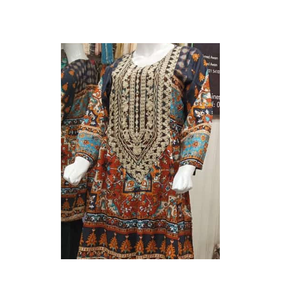 パキスタン製レディースKurtis工場直販非常に低コストの通気性で販売のための優れた品質の生地