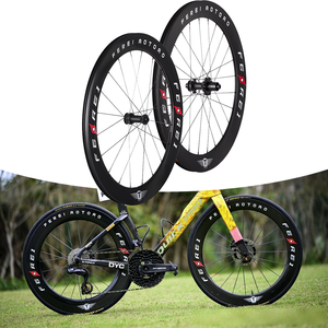 Ferei T serisi UCI sertifikalı 700C yol disk fren karbon tekerlek, karbon ispitli tekerlek performansını bir sonraki seviyeye taşıyor - Product Image 1