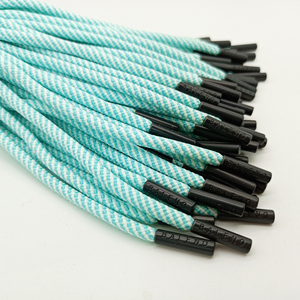 Chất Lượng Cao Biểu Tượng Tùy Chỉnh Polyester Drawacord Kim Loại Mẹo Hoodies Dây Kéo Aglet Khắc Ren Quần Vẽ Dây Dây - Product Image 4