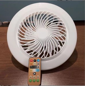 遥控吊扇智能静音吊扇发光二极管灯泡插座吊扇灯遥控器 - Product Image 2