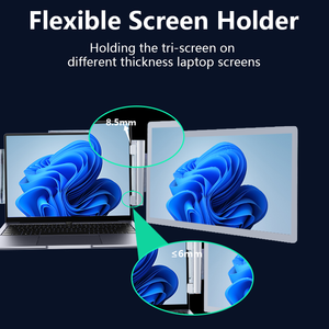 Monitor portátil tipo C de 14 pulgadas para ordenador portátil, pantalla de juegos, extensor de pantalla Full HD de 1200P, conexión de un Cable - Product Image 2