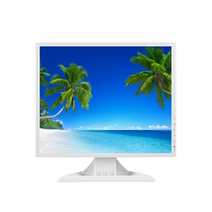 Monitor TFT LED de 17 pulgadas, entrada HD VGA, monitor de ordenador de escritorio de 17 pulgadas, CC 12V