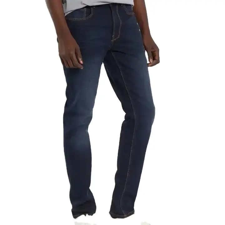 2023新しいファッションスタイルのメーカーが男性をカスタマイズデニムズボンユーズド加工ジョガージーンズパンツハイストレッチメンズジーンズ