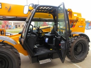中古JCB 507 3TonテレスコピックハンドラーフォークリフトJCB 507-42テレハンドラーフロントローダー - Product Image 3