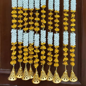 Yellow Mogra Garland for Haldi Decoration, Diwali Decoration/Indian Decorations Garland for Event Outdoor Backdrop for <strong>Party</strong>