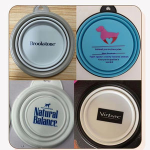 कस्टम डिजाइनर सबलिमिनेशन नो स्पिल कुत्ते खाद्य पानी लक्जरी पालतू कटोरे और फीडर्स ढहने वाले फोल्डेबल पालतू कुत्ते कटोरे - Product Image 5