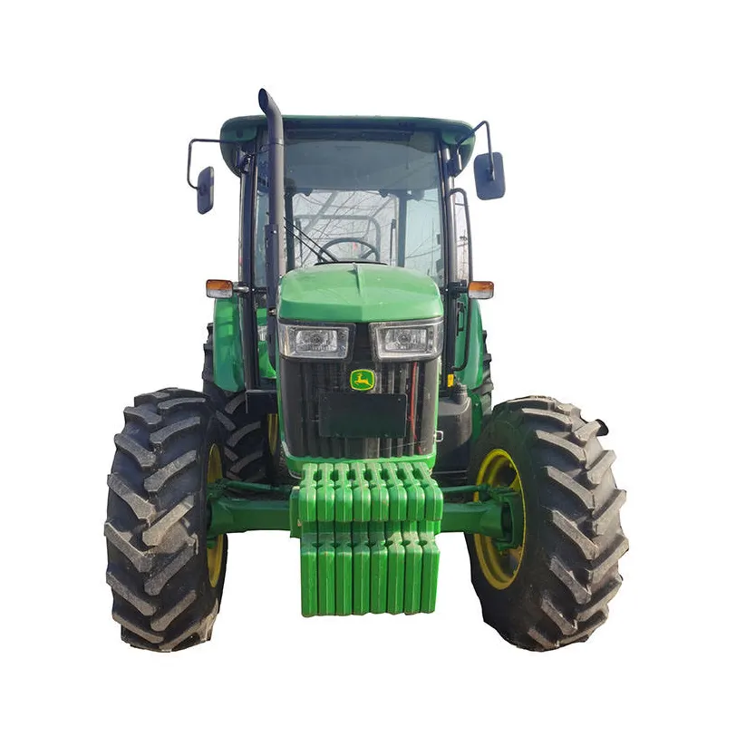 Trattore usato/usato/usato/usato ruote 4 x4wd john d-eere 120hp con attrezzature agricole trattori usati