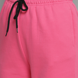 Kadın yüksek kalite pembe kış eşofman yeni tasarım Design hafif özel Logo baskı katı desen rahat tarzı - Product Image 5