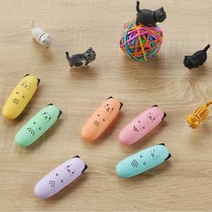 Mini marcador fluorescente, juego fluorescente multicolor, patrón de expresión compacto, resaltador de papelería escolar para oficina - Product Image 6