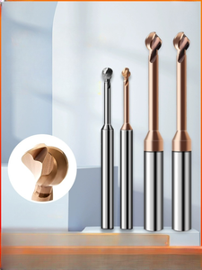 60 derece genişletilmiş lolipop freze kesicisi top kafa ark alaşım freze kesicisi çelik düz kolu kemerli top kesici - Product Image 3