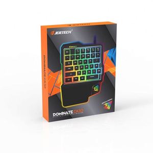 Jertech GK10 35 Keys Ergonomic Multicolor Backlit Usb Wired Game <strong>Keypad</strong> Left One Hand Mini Gaming <strong>Keyboard</strong> - Product Image 4