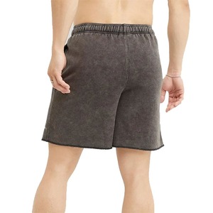 100% algodão top fabricante rhinestone shorts ao ar livre ácido sol fade robe <span class=keywords><strong>string</strong></span> vintage angustiado ácido lavagem shorts para homens