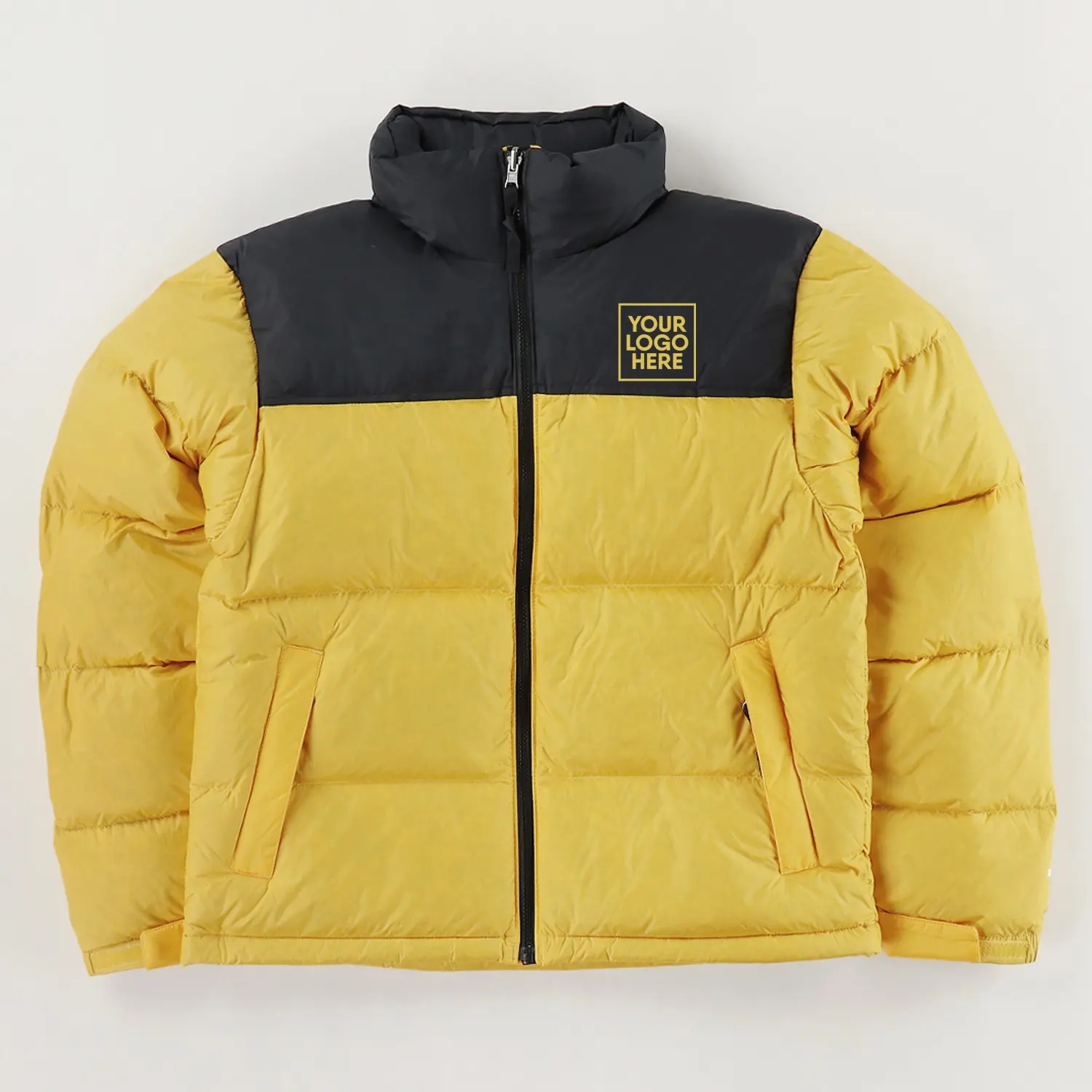 Chaqueta acolchada OEM para hombre, abrigos de invierno personalizados con capucha, chaqueta acolchada, hecha por Antom Venture