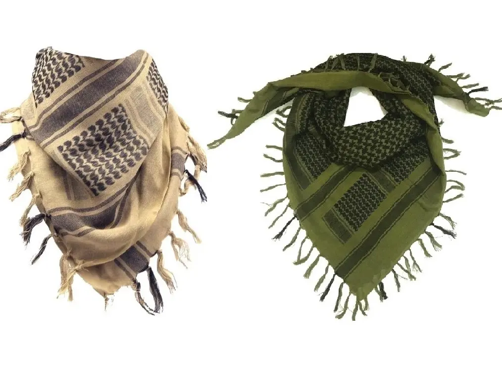 SHEMAGH inde foulard désert en coton lourd Keffiyeh arafat écharpe arabe foulard visage écharpe de sports de plein air