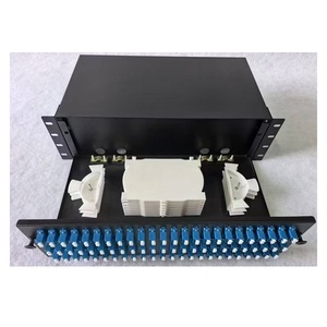 19-Inch FTP Rack Mounted ODF Terminal Box 144-Core Fiber Distribution Frame SC/UPC SC/APC Adaptors Optic Equipment <strong>Patch</strong> <strong>Panel</strong> - Product Image 5