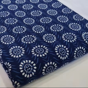 印度批发斋浦尔Sanganeri棉布手纹印花面料原料连衣裙面料 - Product Image 1