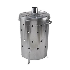 亚马逊热卖镀锌焚烧炉，用于燃烧花园废料，户外使用耐用质量焚烧炉 - Product Image 3