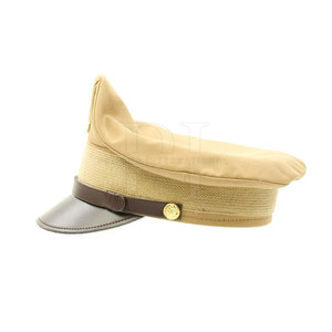2024 Economy Customized Officer Hat with White Piping <strong>Generals</strong> Visor Hat-Whole Sale Price