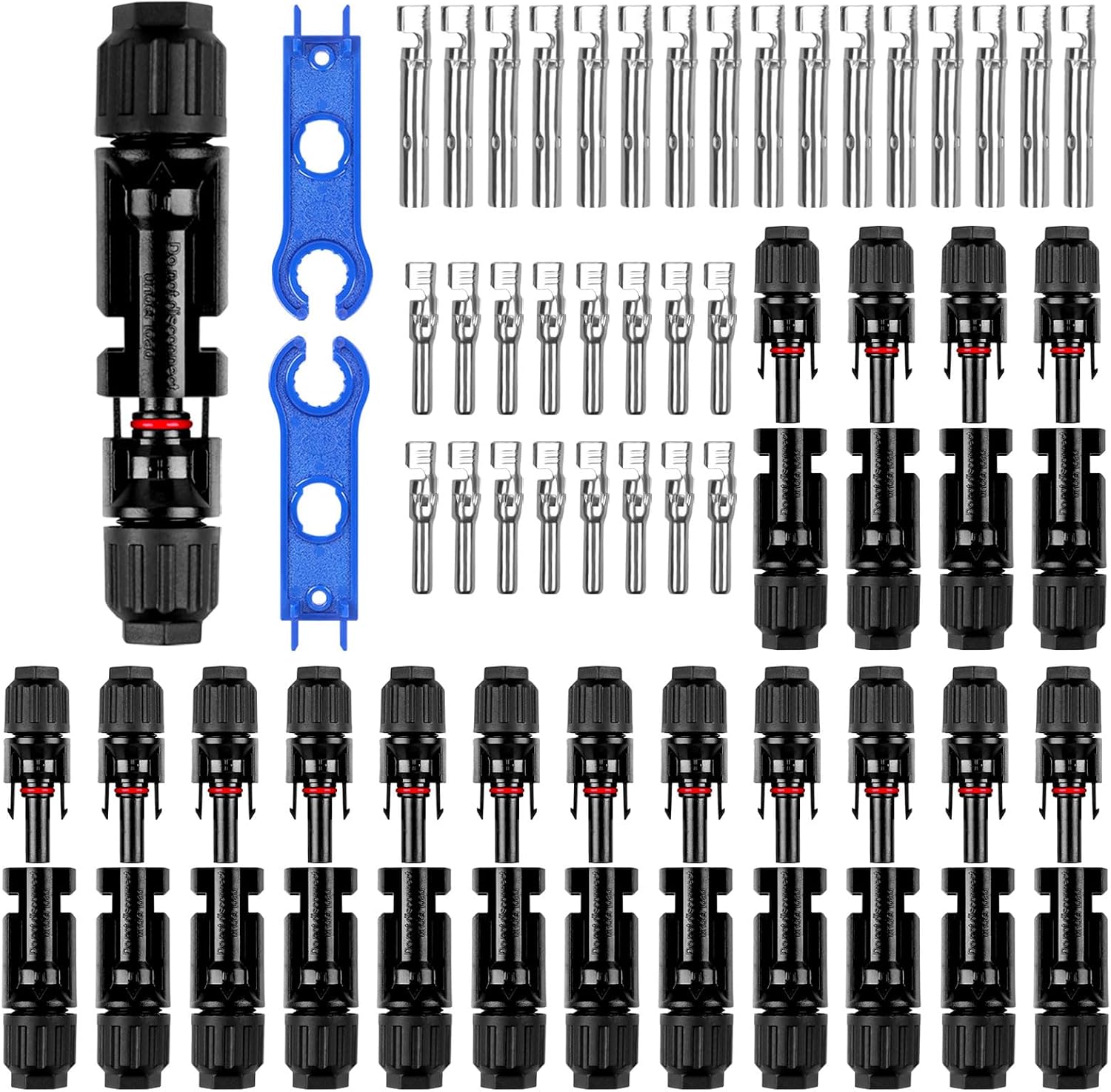 16PCS connectors +2pcs Spanners