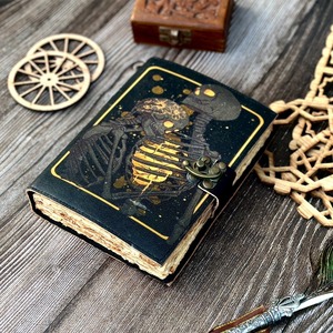 <strong>Book</strong> of Spells Grimoire Printed Journal the Lovers Tarot Notebook